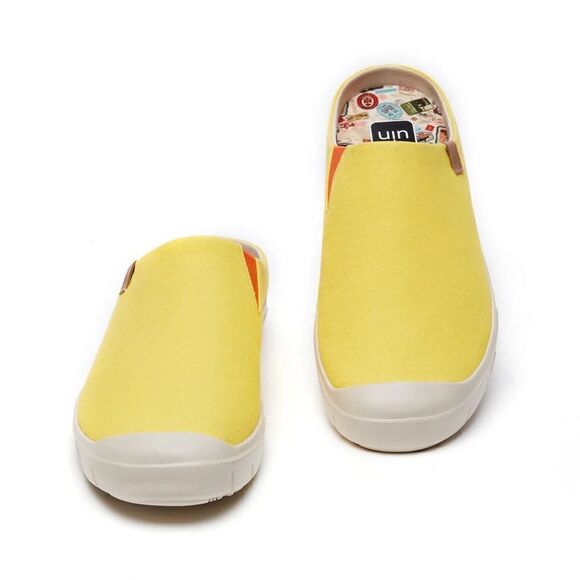 UIN Men\'s Fashion Slippers Walking Casual Shoes(Yellow Maize Cadiz III Men) main image 8